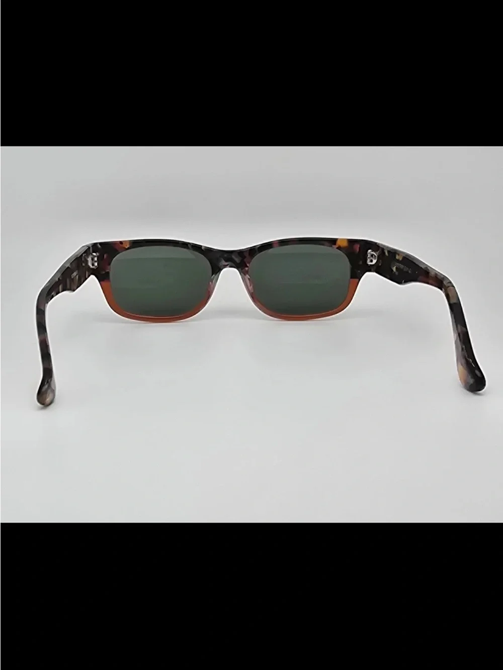 Ray-Ban Vintage Tortoiseshell Frame Sunglasses with Green Lenses